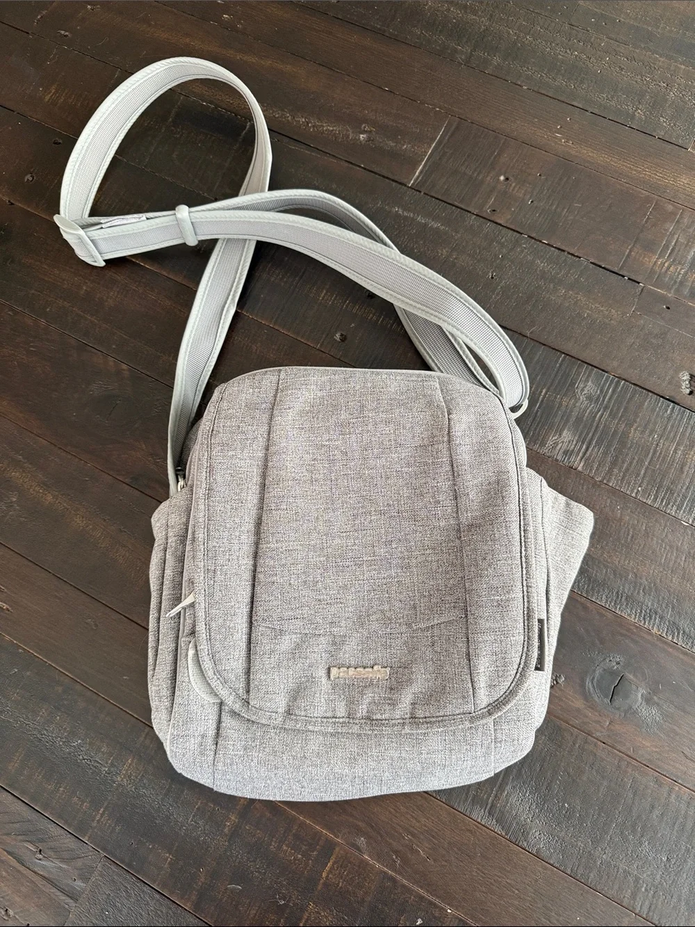 Pacsafe Gray Crossbody RFID Bag - anti theft